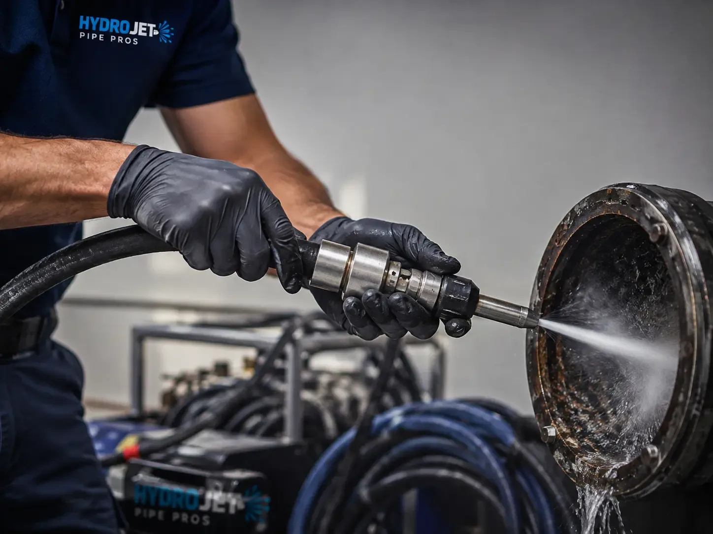 Hydro Jet Pipe Descaling in Thermal, CA